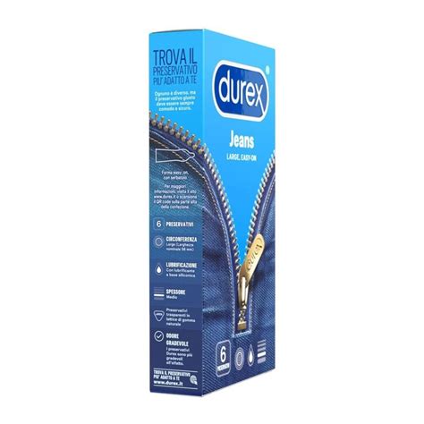 Durex Preservativi Durex Jeans Anatomici Classici Easy On 24 Prof