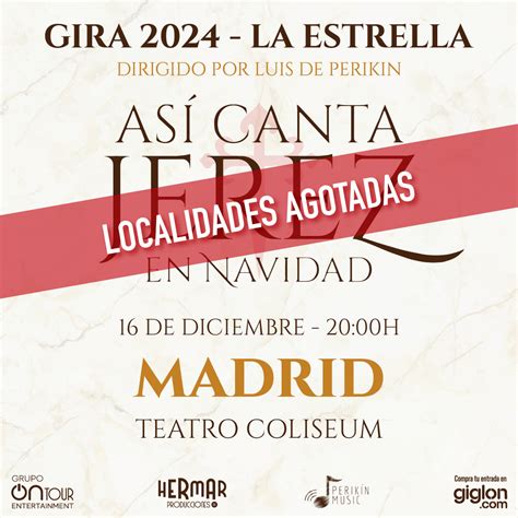 Venta De Entradas As Canta Jerez En Navidad Gira La Estrella