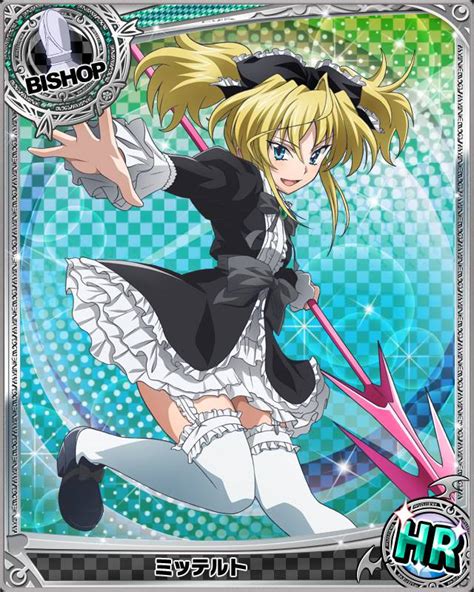 Fallen Angel Mittelt Bishop High School Dxd Mobage Game Cards