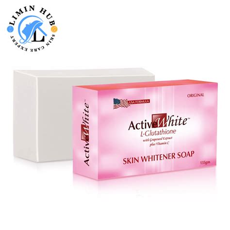 Active White L Glutathione Skin Whitening Soap Limin Hub