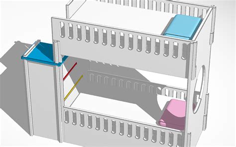 3d Design Bunk Bed Tinkercad