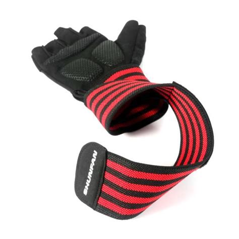 Pack Fitness Gants Rouges De Musculation Pour Hommes Et Femmes