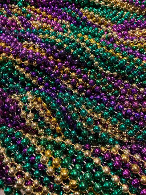 121 Dzn Mardi Gras Beads Necklace Round 33 Strands Party Favors Party Necklace New Orleans