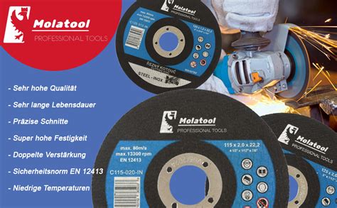 Molatool Lot De Disques Tron Onner Professionnels X X