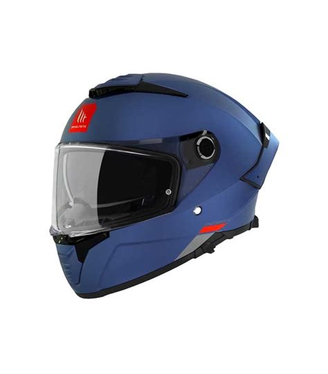 Casco Mt Helmets Thunder Sv A Azul Mate