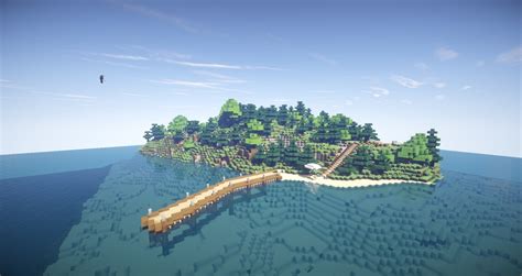 Tropical island Minecraft Map