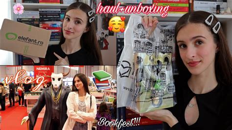 Vlog Bookfest Haul Unboxing Elefant Youtube