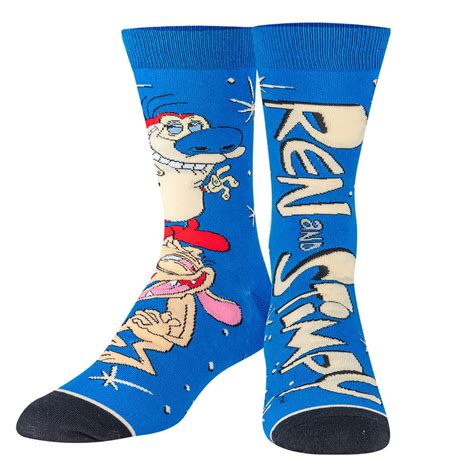 Unisex Ren And Stimpy Logo Socks Epic Fun Cartoon Socks Sock Vault