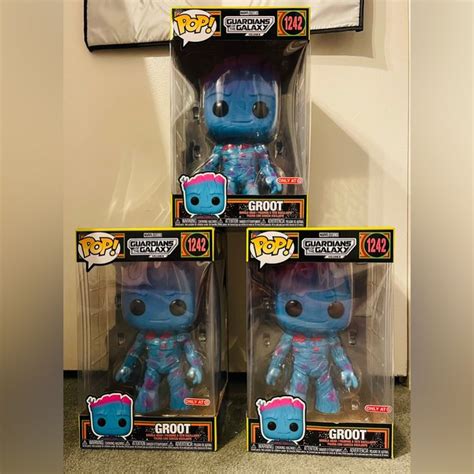 Guardians Of The Galaxy Vol 3 Groot Us Exclusive Blacklight 10 Pop