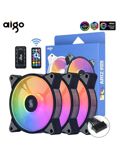 Aigo Ventilador De Pc Aigo Ar De Mm Disipador De Calor Rgb