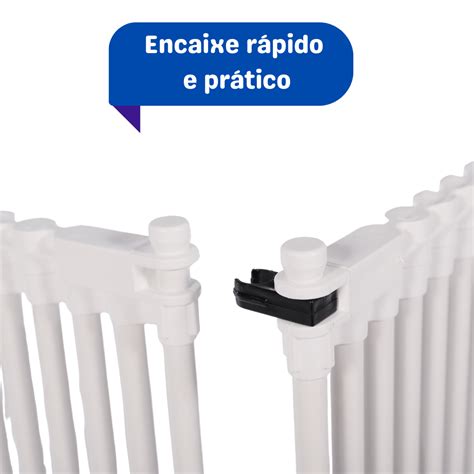 Cercado Pet Multifuncional Para Ambientes Internos E Externos Em PVC