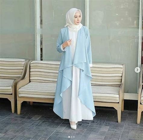 Baju Gamis Syar I Warna Biru Berikut 6 Pilihannya Untuk Kamu