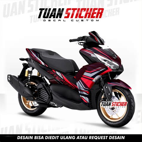 Jual Stiker Aerox Striping Decal All New Aerox Connected Full Body