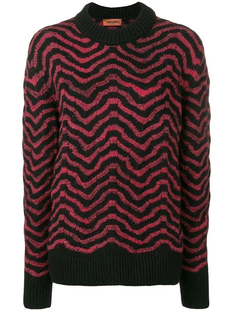 Missoni Missoni Patterned Sweater Black Missoni Cloth Missoni