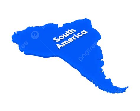 Mapa De América Del Sur 3d Isométrico Png Isla Material Cartografía Png Imagen Para Descarga