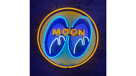 Moon Eyes Single Sided Neon Sign For Sale At Auction Mecum Auctions
