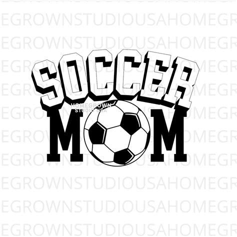 Soccer Mom Svg Soccer Ball Svg Soccer Mom Shirt Soccer Etsy Canada