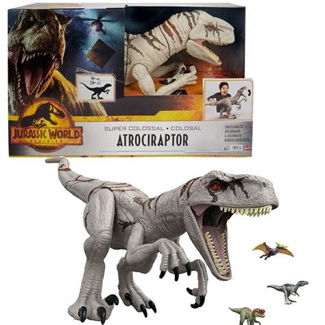 Mattel Jurassic World Kolosalny Ogromny Cm Dinozaur Atrociraptor