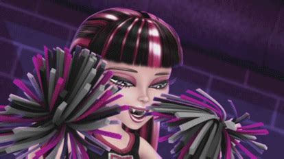 cheerleading monster high gif | WiffleGif