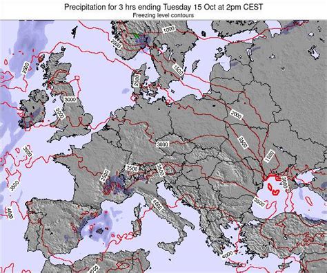 Montenegro Precipitation For 3 Hrs Ending Thursday 25 Apr At 2am Cest