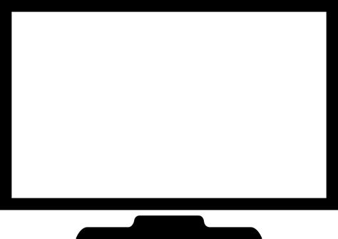 Flat Television Tv Icon Png Transparent Background Free Download Images