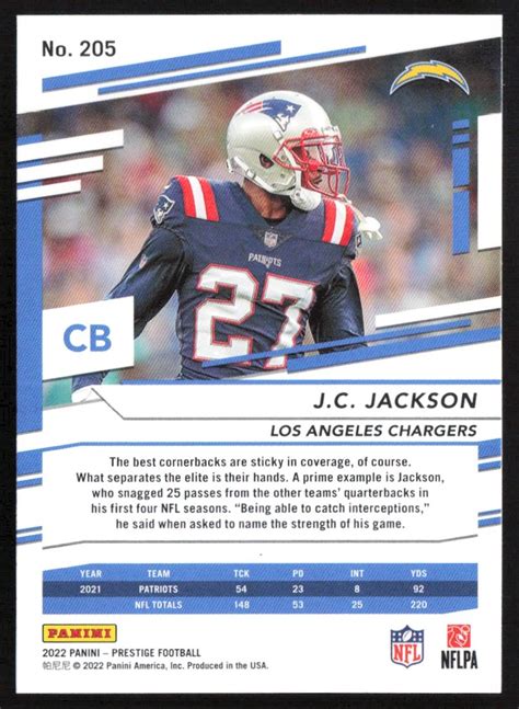 Panini Prestige Xtra Points Astral J C Jackson On Kronozio