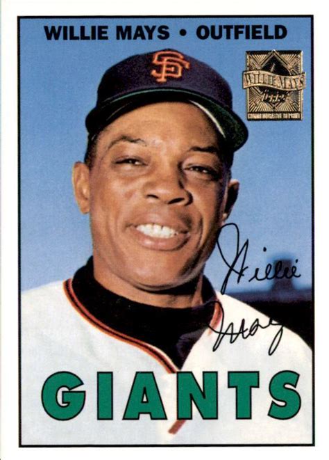 Topps Willie Mays Commemorative Reprints Willie Mays