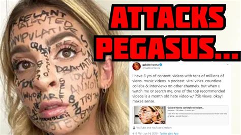 Gabbie Hanna Tried To Cancel Pegasus? - YouTube