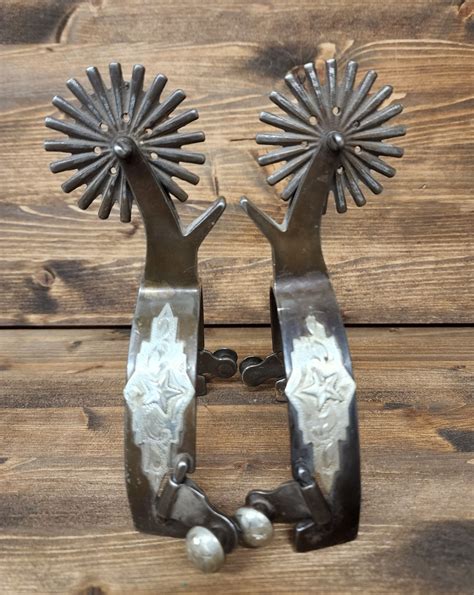 Silver Mounted Buckaroo Spurs