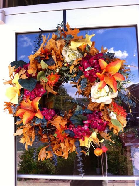 Silk Wreath Silk Wreaths Wreaths Fall Arrangements