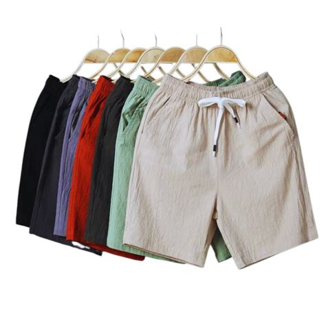 Shorts Masculino De Linho Mauricinho Bermuda Masculina Shopee Brasil