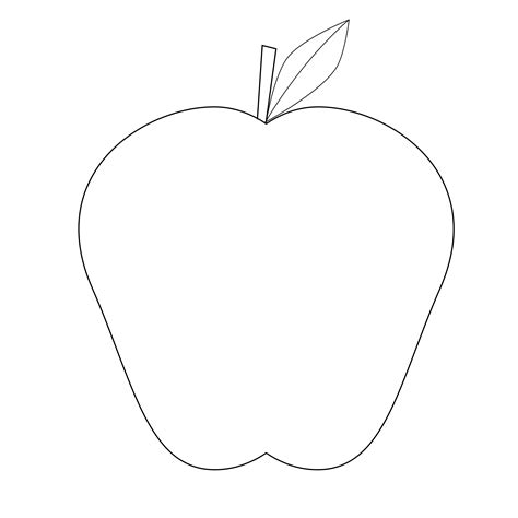 Clipart Apple Outline