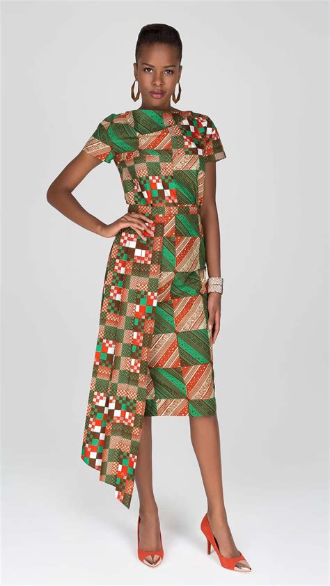 Lusciously Linear Vlisco V Inspired