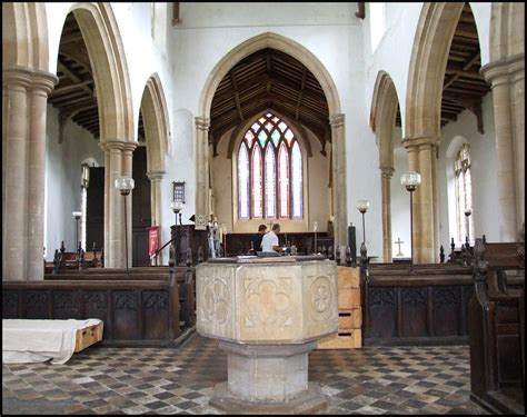Font All Saints Hilborough Norfolk Simon Knott Flickr