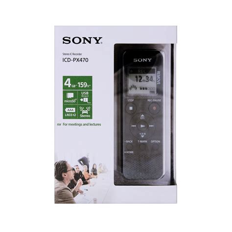 Sony Digital Voice Recorder With Usb Icd Px Nastars