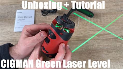 CIGMAN Green Laser Level Self Leveling 360 Horizontal Laser Level