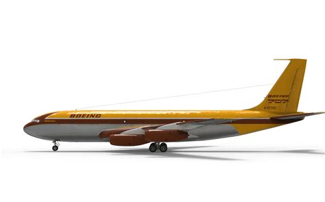 Boeing 367 80 Boeing 707 3d Model By Citizensnip