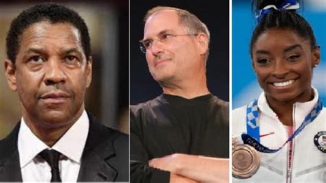 Denzel Washington Steve Jobs Y Simone Biles Homenajeados Por Biden