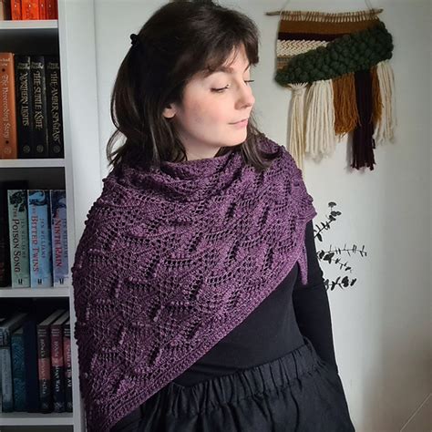 Ravelry Telesto Shawl Pattern By Audrey Borrego