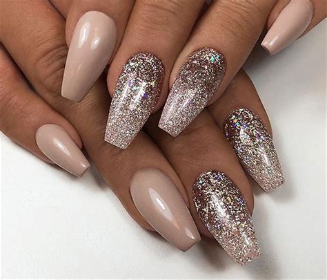 Hot Fashion Coffin Nail Trend Ideas Beige Nails Coffin