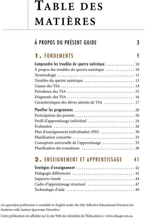 PRATIQUES PÉDAGOGIQUES EFFICACES POUR LES ÉLÈVES ATTEINTS DE TROUBLES