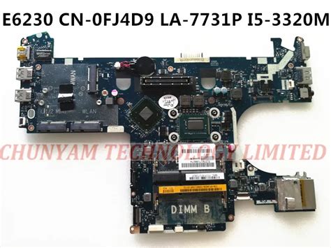 KEFU QAM00 LA 7731P REV 1 0 A00 I5 3320M FOR Dell Latitude E6230