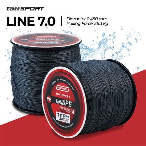 Taffsport Senar Tali Benang Pancing Fishing Pe Braided Thick Line M