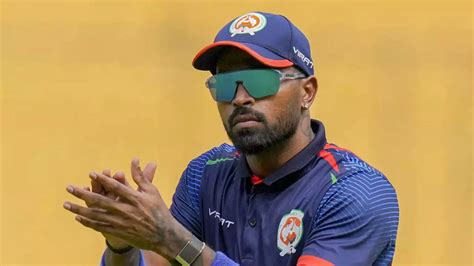 Hardik Pandya to make 50-over return in Vijay Hazare Trophy after year ...