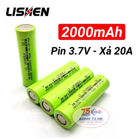 Cell Pin Lishen xanh LS 2000mAh xả cao 20A chuyên pin Power Tools