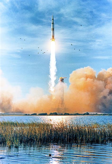 Apollo 8 Launch 2 Photograph by Eric Glaser