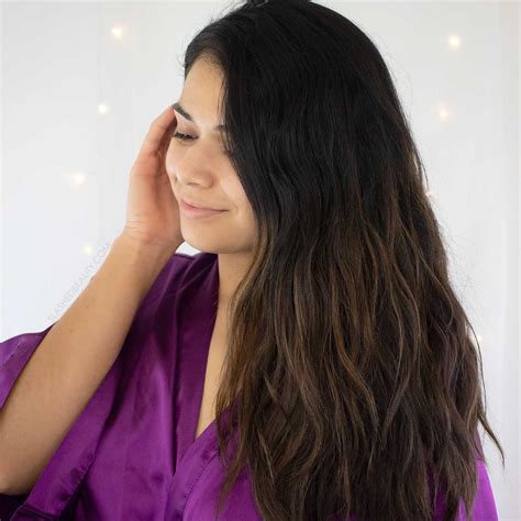 How To Air Dry Thick And Wavy Hair Slashed Beauty