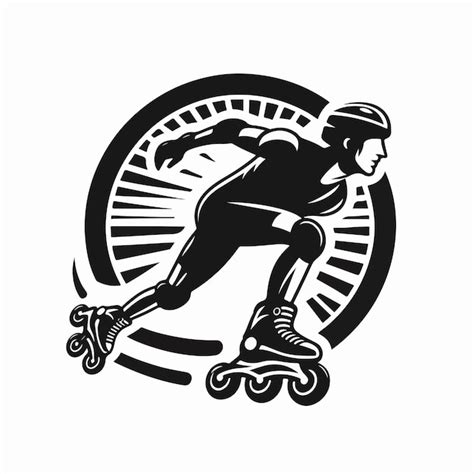 Rollerblade logo illustration | Premium AI-generated vector