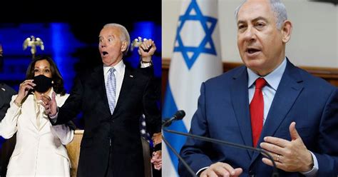 Benjamin Netanyahu Felicita A Joe Biden Y Kamala Harris Por Su Victoria