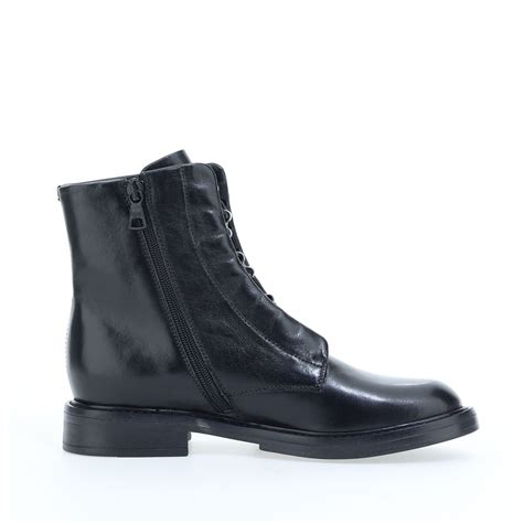 Lace Up Ankle Boots In Leather Black Mjus La Redoute